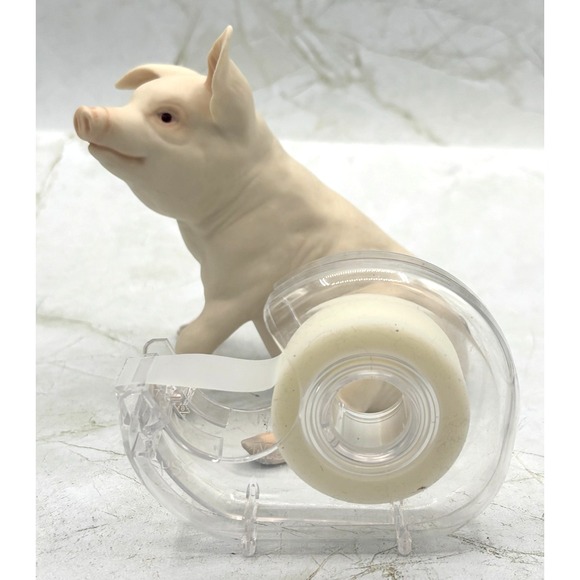 Cybis Porcelain Art Sculpture Sitting Pig Plato Figurine 1983‎ Signed EUC USA - Picture 15 of 16